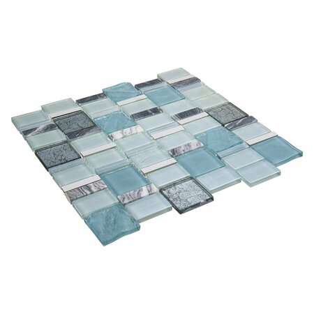 Andova Tiles SAMPLE Estee 2 x 2 Random Mosaic Wall and Floor Tile SAM-ANDEST342